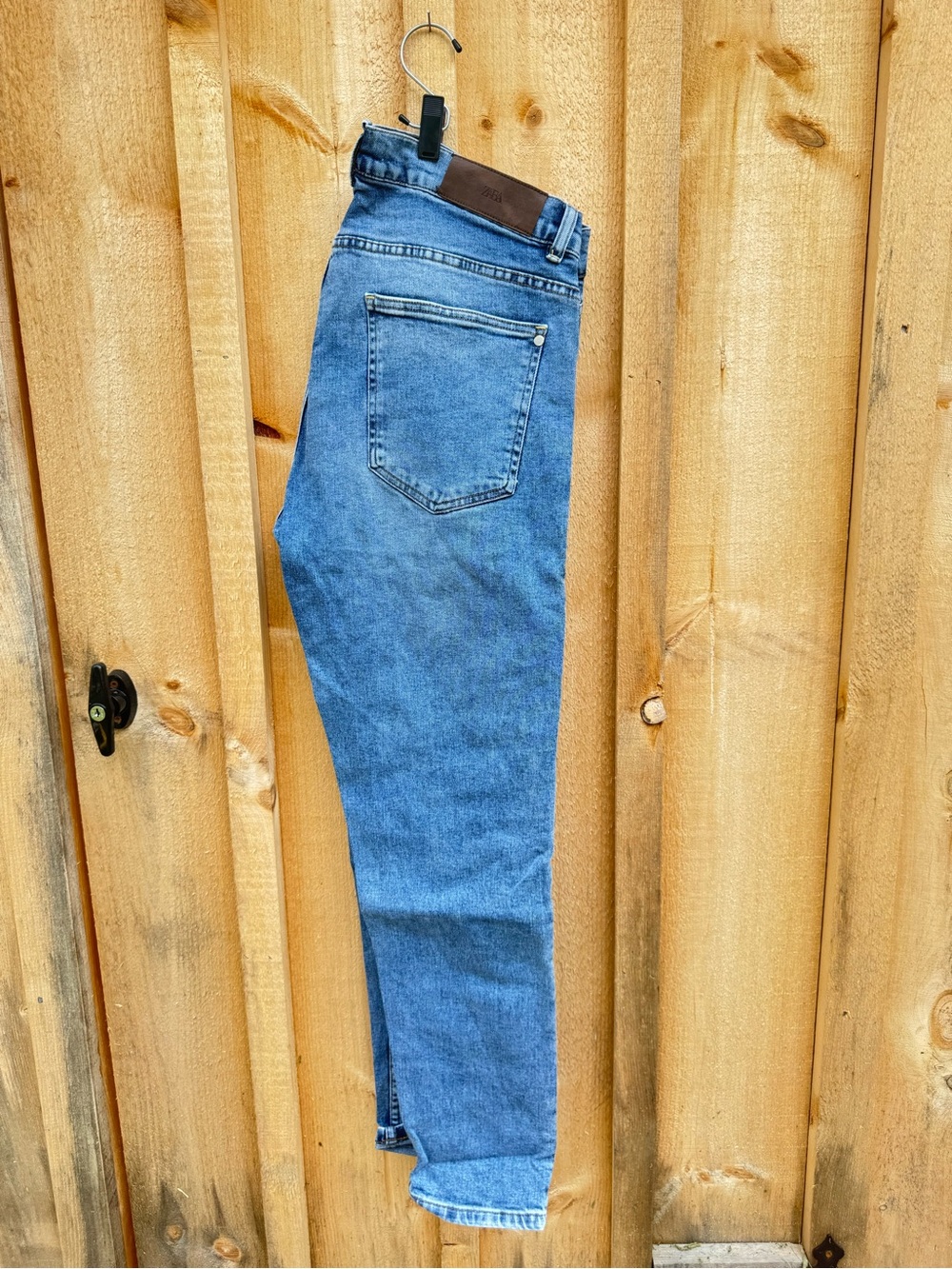 Zara Men's Skinny Jeans in Medium Blue